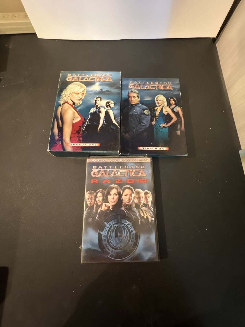 Battlestar Galactica Seasons 1 & 2 Razor DVD Lot